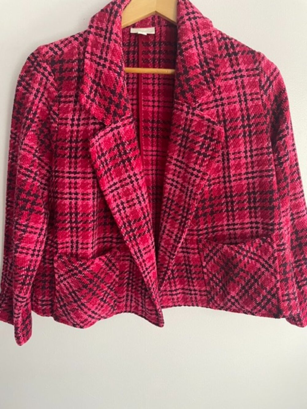 Women's Swing coat, plaid blazer/jacket, Size XS (J. Jill)
